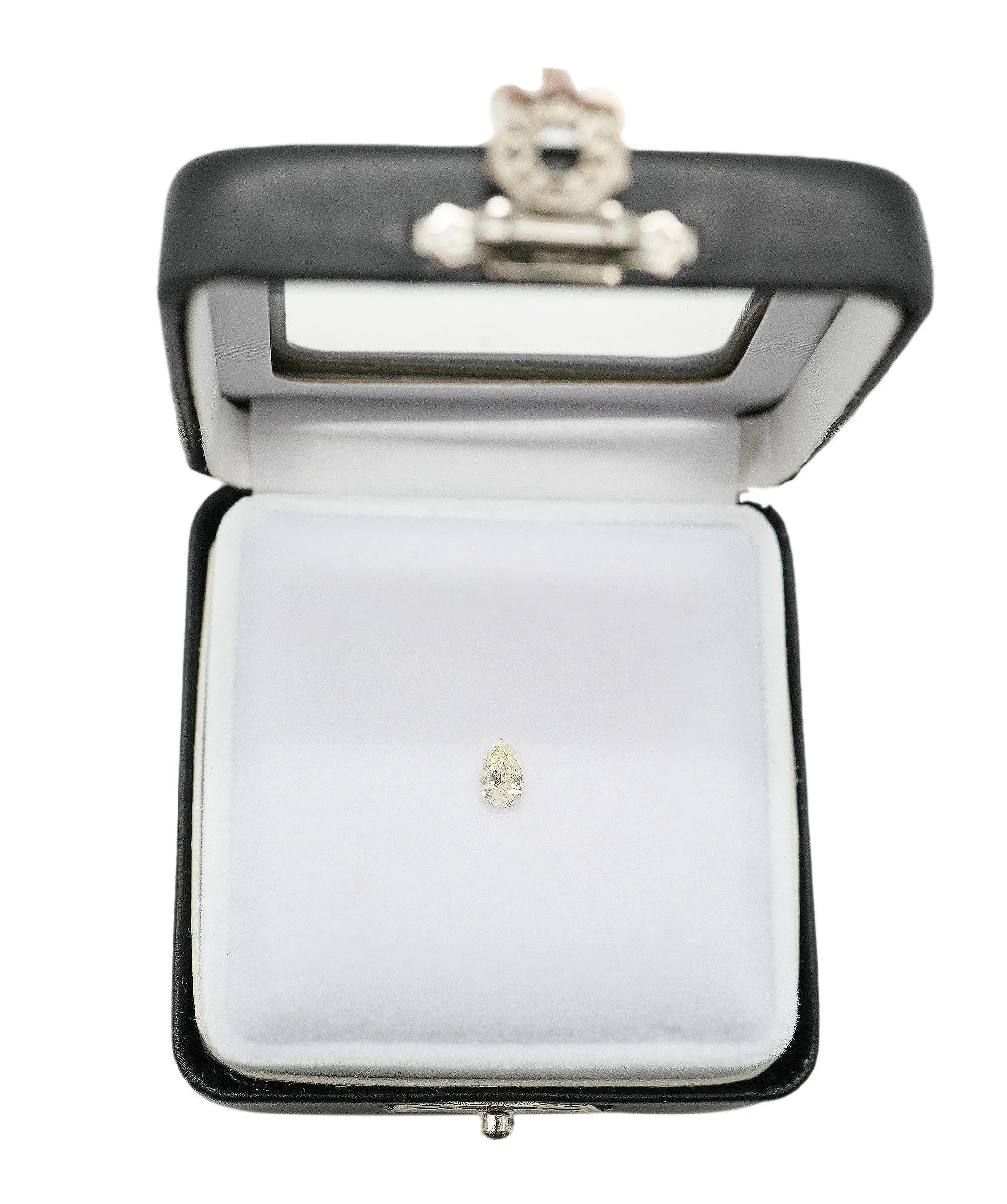 0.33 ct Light Fancy Yellow Pear Shape Diamond Pendant ANL-S24-14
