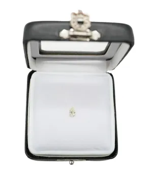0.33 ct Light Fancy Yellow Pear Shape Diamond Pendant ANL-S24-14