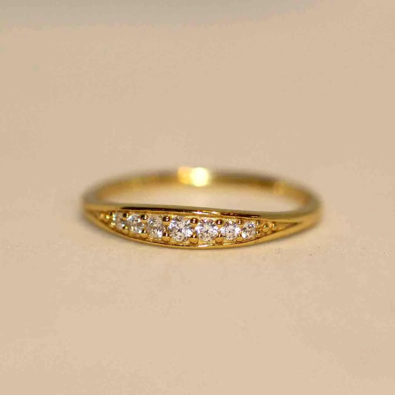 14k Diamond Eternity Wedding Band by VicStoneNYC Fine Jewelry