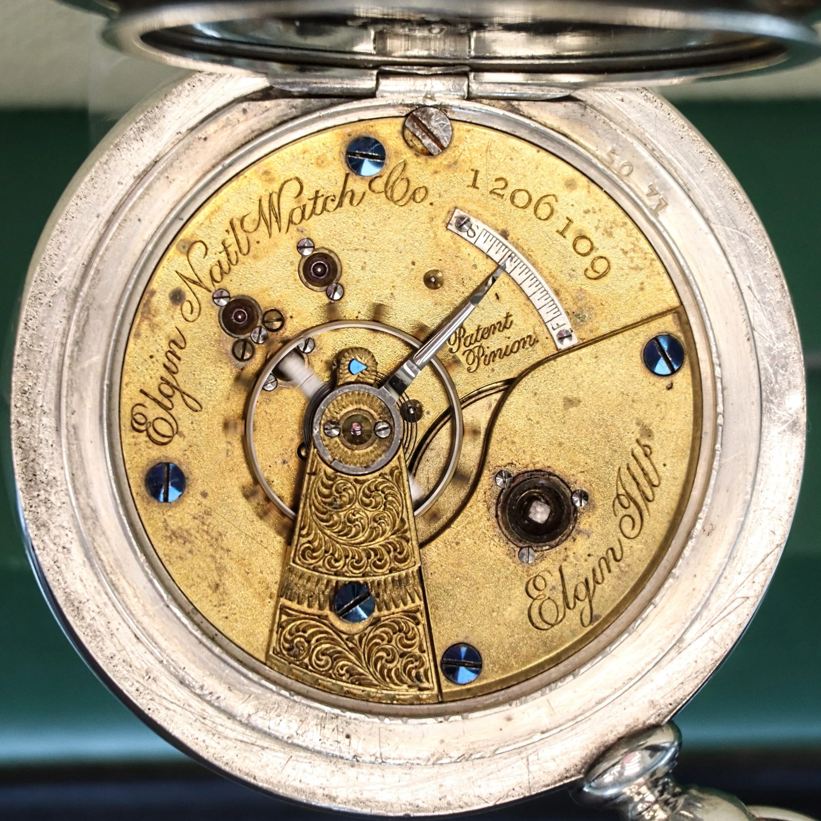 1883 ELGIN Pocket Watch Openface 18s Grade 81 Key Wind 13 Jewels Coin Silver Case