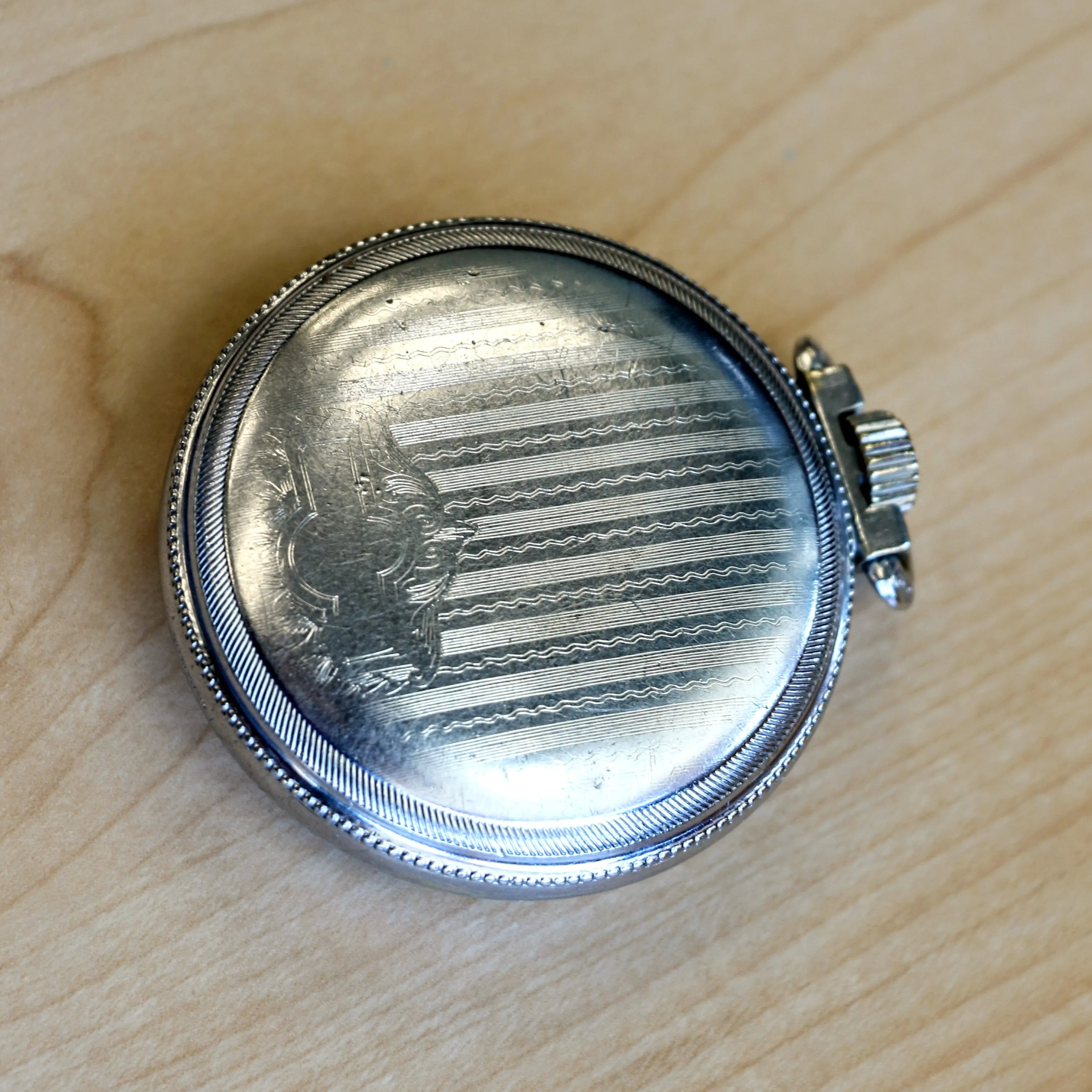 1908 ELGIN Pocket Watch 18s 7 Jewels Grade 294 Openface Vintage Timepiece