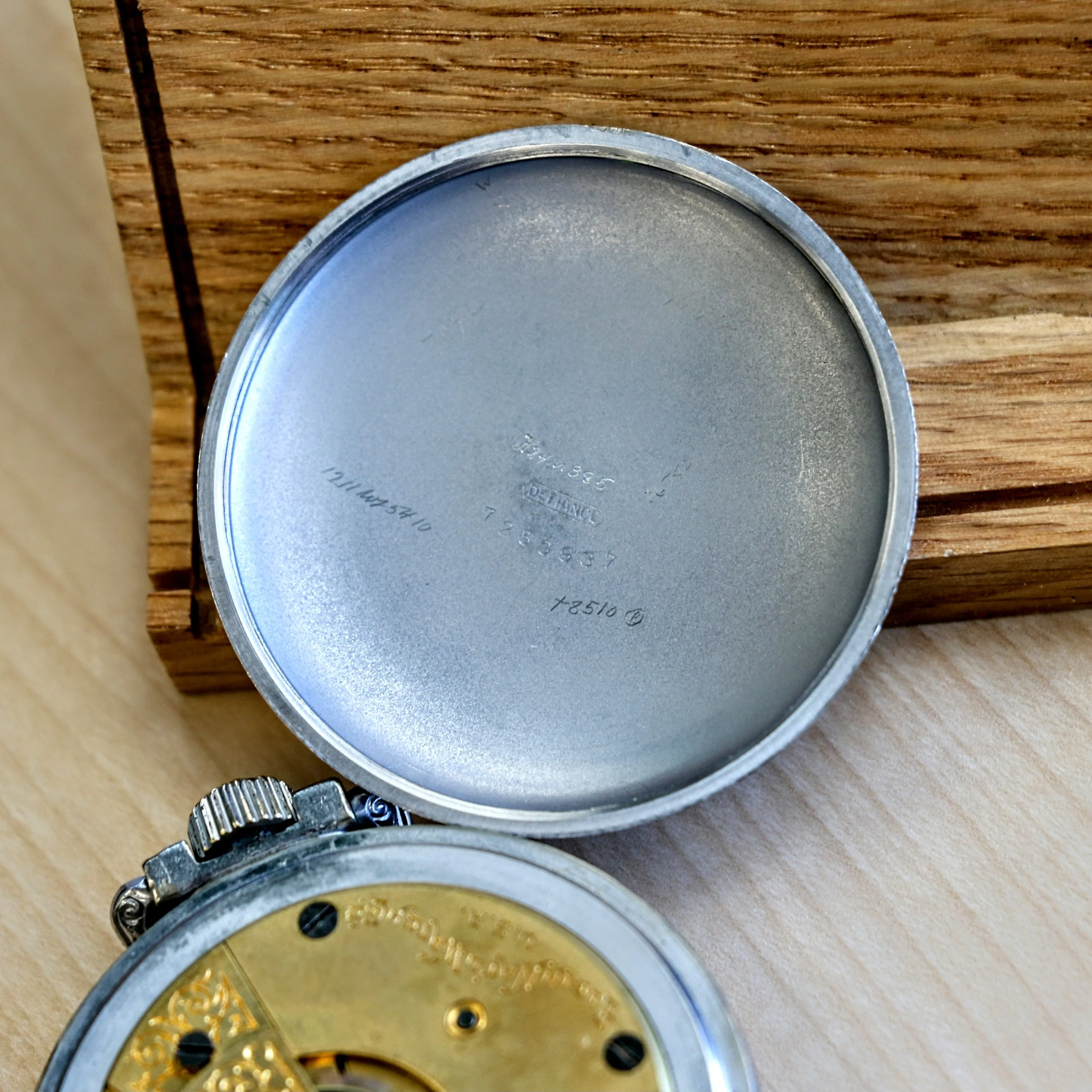 1908 ELGIN Pocket Watch 18s 7 Jewels Grade 294 Openface Vintage Timepiece