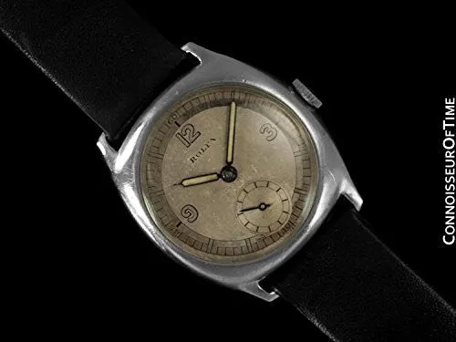 1920's Rolex Art Deco Vintage Mens Midsize Watch - Stainless Steel