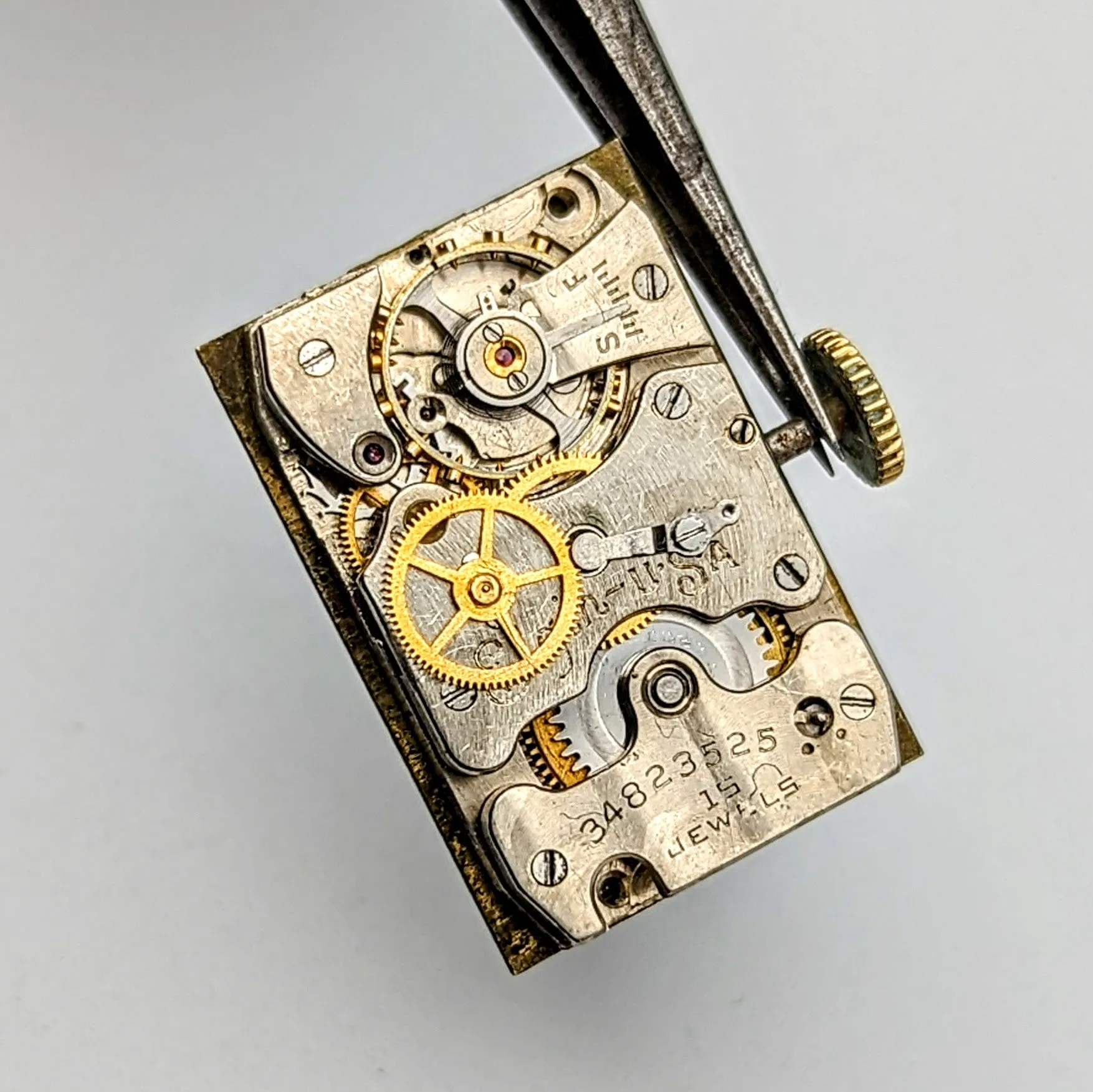 1934 ELGIN Doctor William Osler Watch 15 Jewels U.S.A. Made Wristwatch