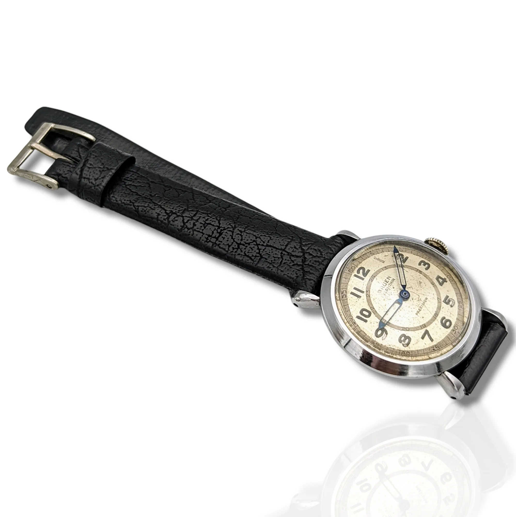 1940's GRUEN Veri-Thin PRECISION Watch 17 Jewels Cal. 420 SS Swiss