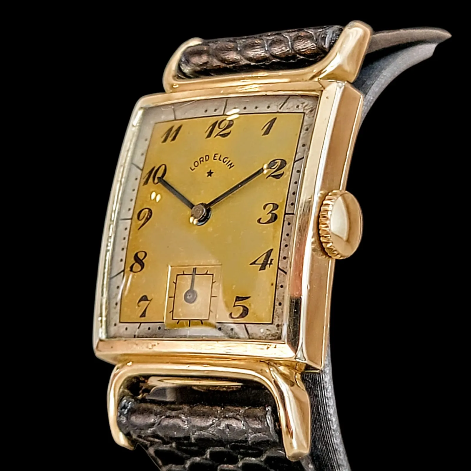 1945 Lord Elgin 21J Fancy Lugs and Dial