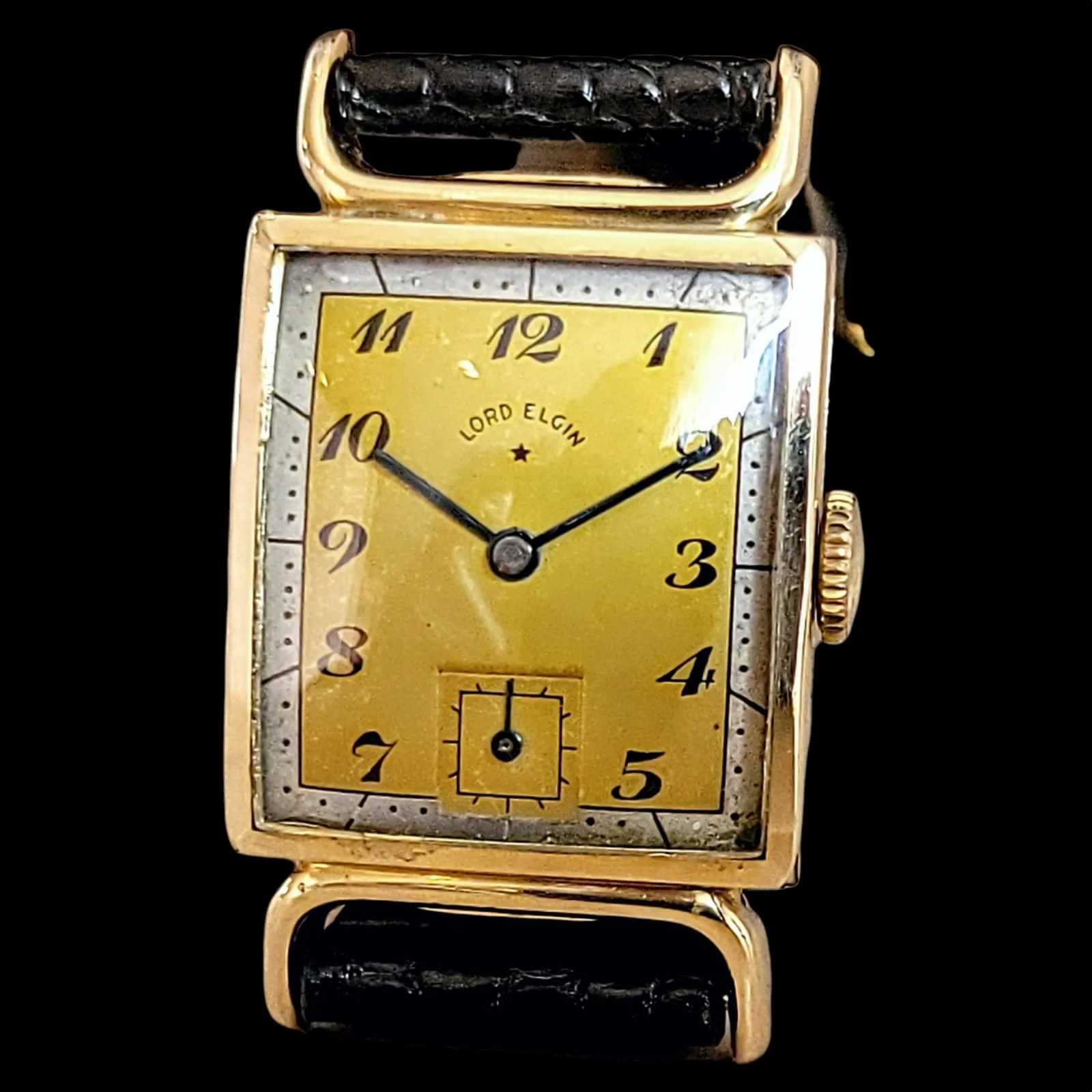 1945 Lord Elgin 21J Fancy Lugs and Dial