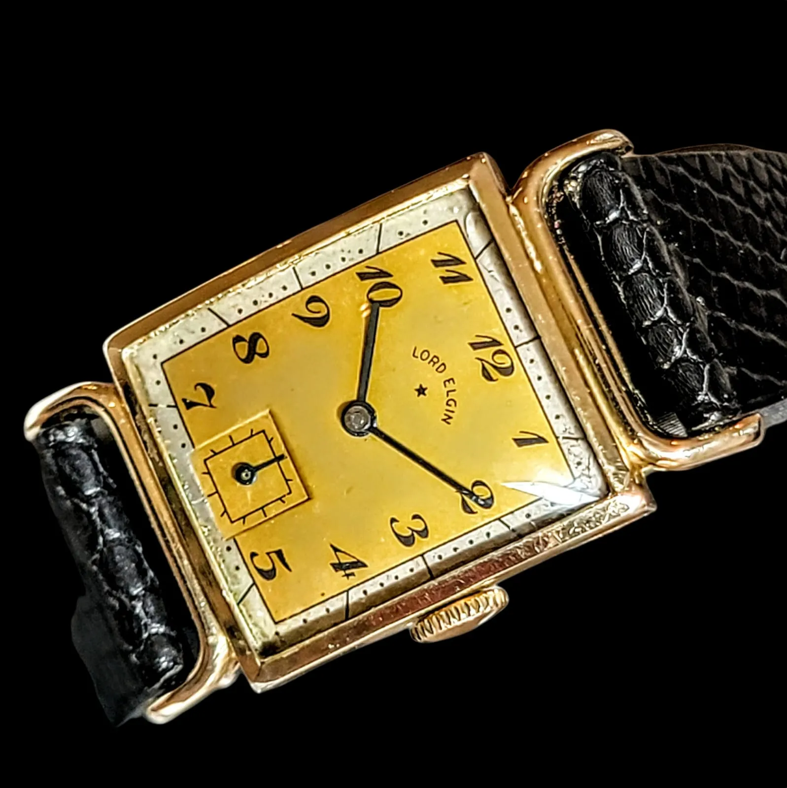 1945 Lord Elgin 21J Fancy Lugs and Dial