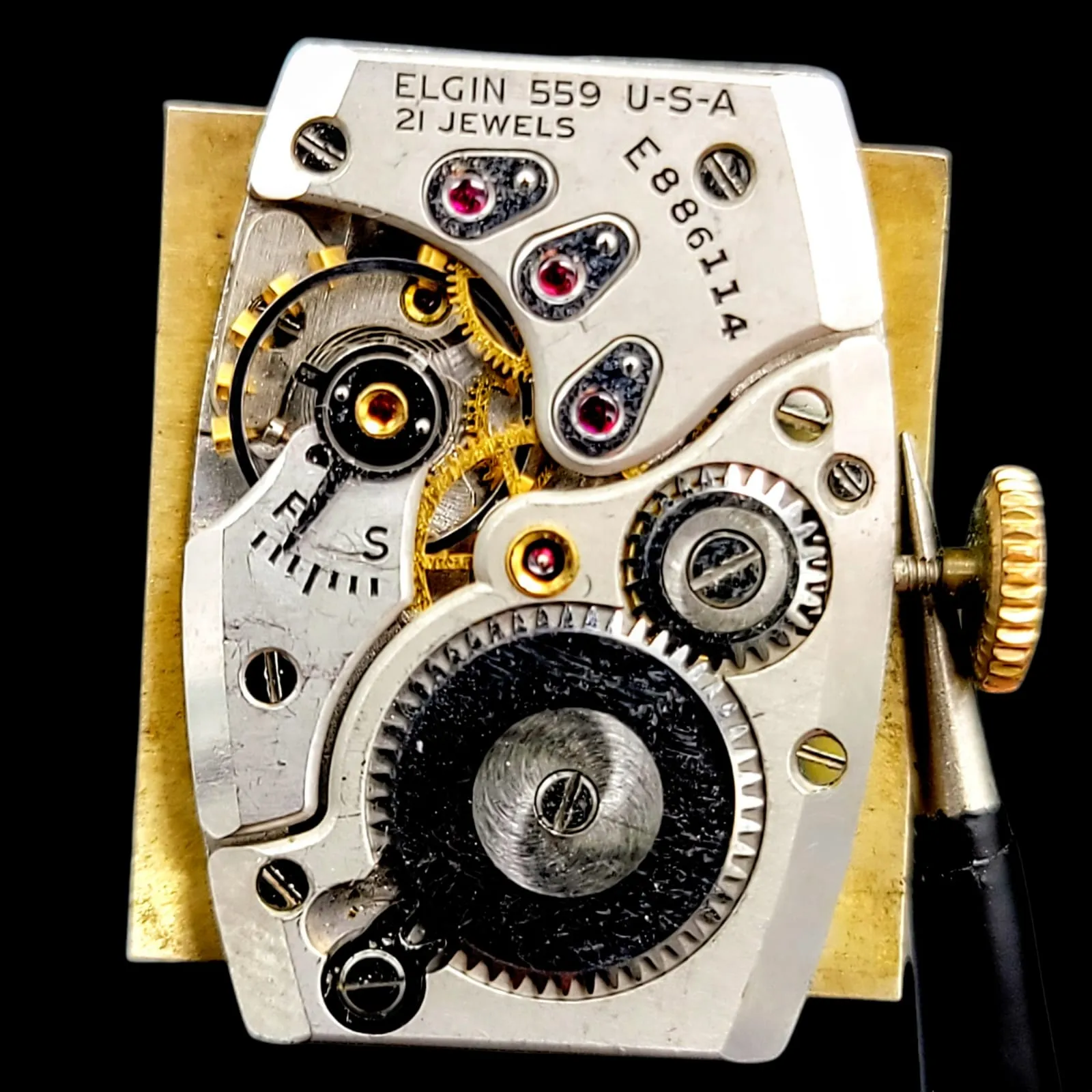 1945 Lord Elgin 21J Fancy Lugs and Dial