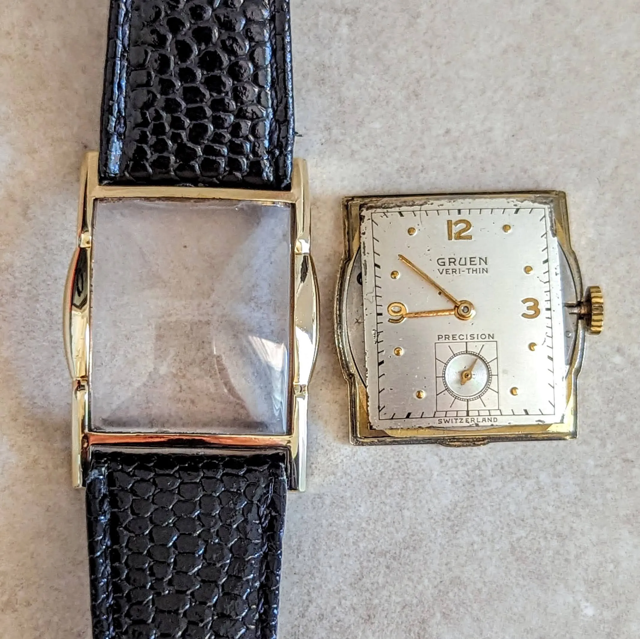 1947 GRUEN Veri-Thin Precision Wristwatch Cal. 425 Swiss Made Watch