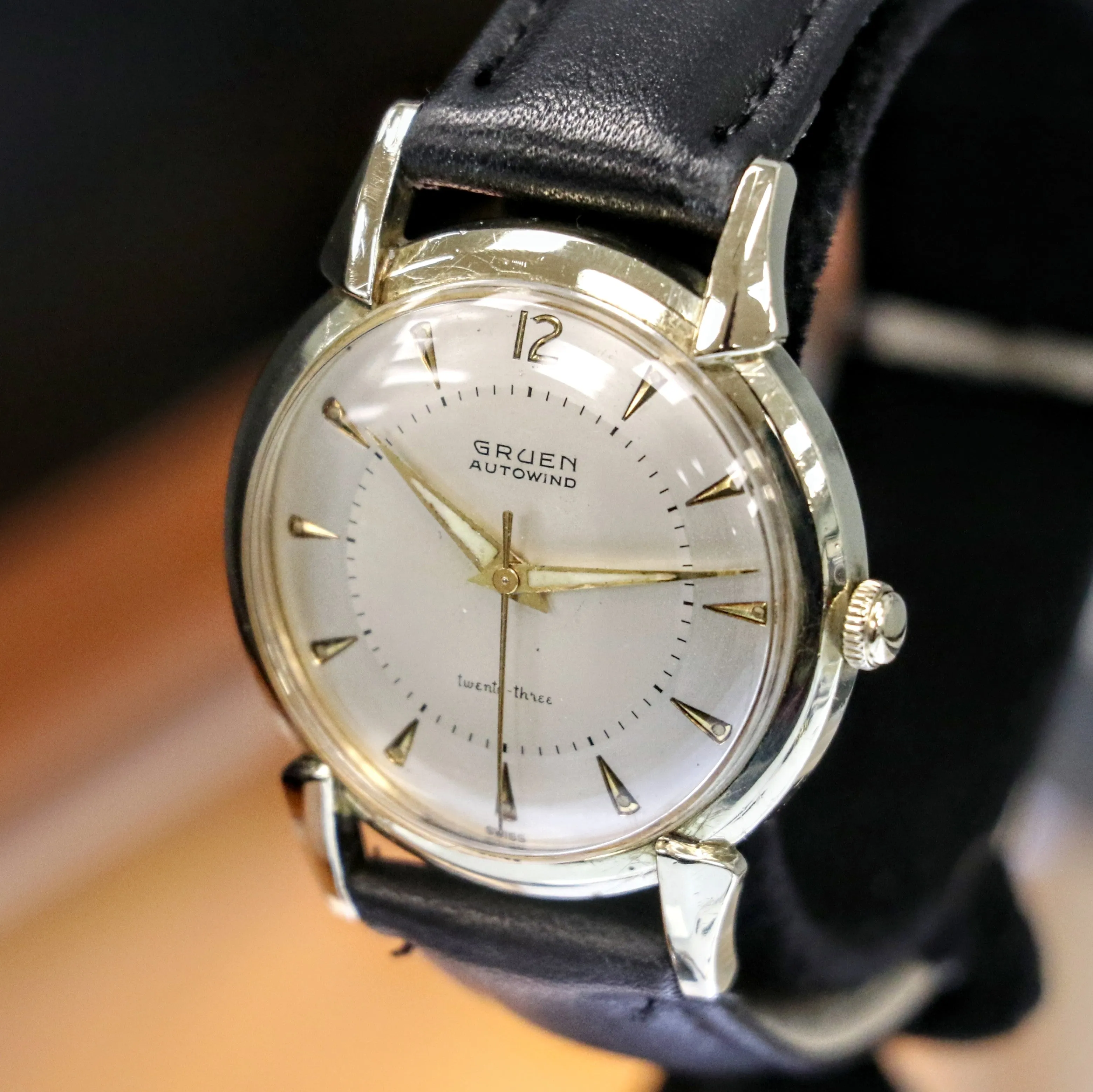 1956 GRUEN Precision Autowind Wristwatch 23 Jewels Cal. 930SS Swiss Made Watch