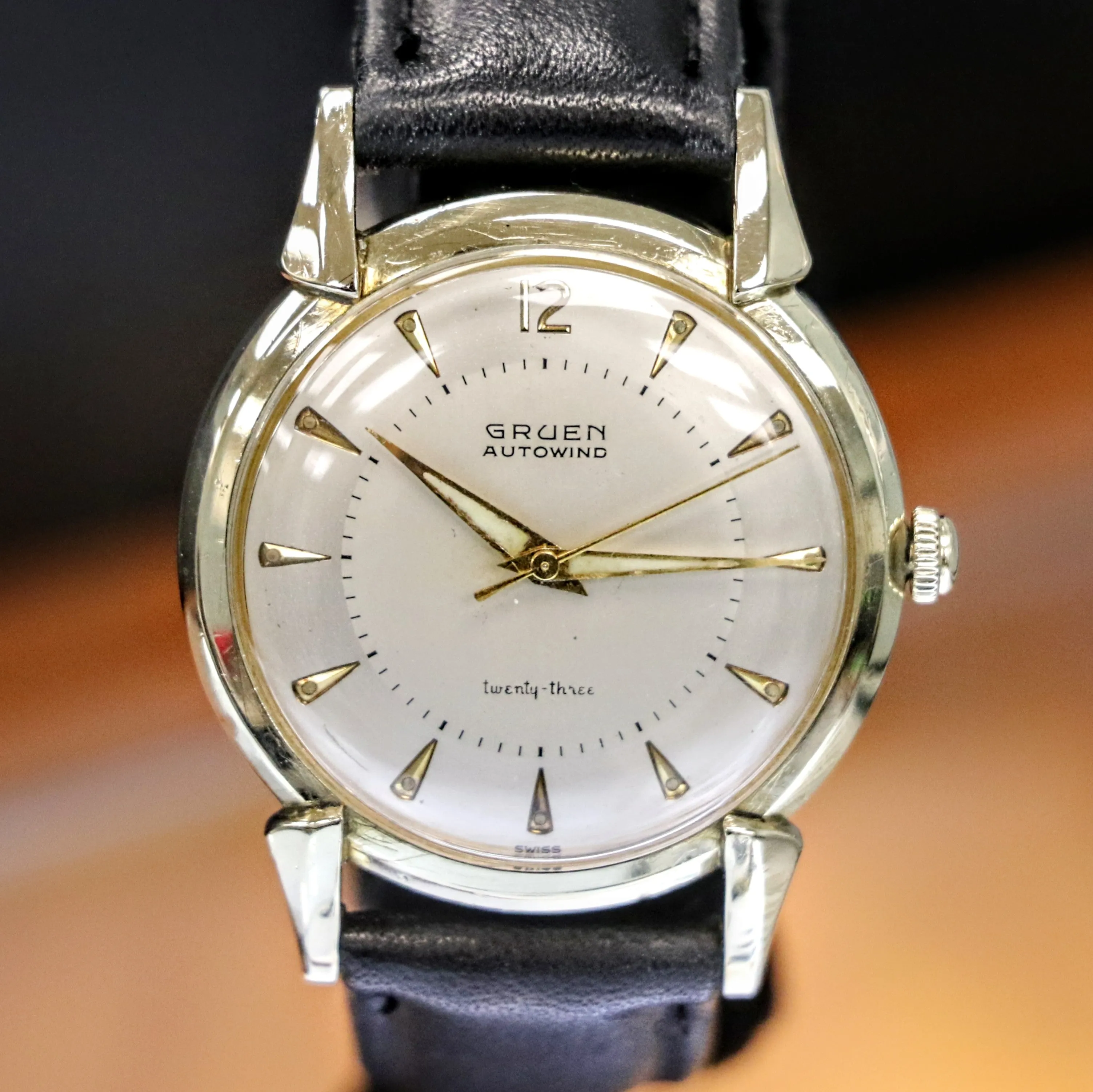 1956 GRUEN Precision Autowind Wristwatch 23 Jewels Cal. 930SS Swiss Made Watch