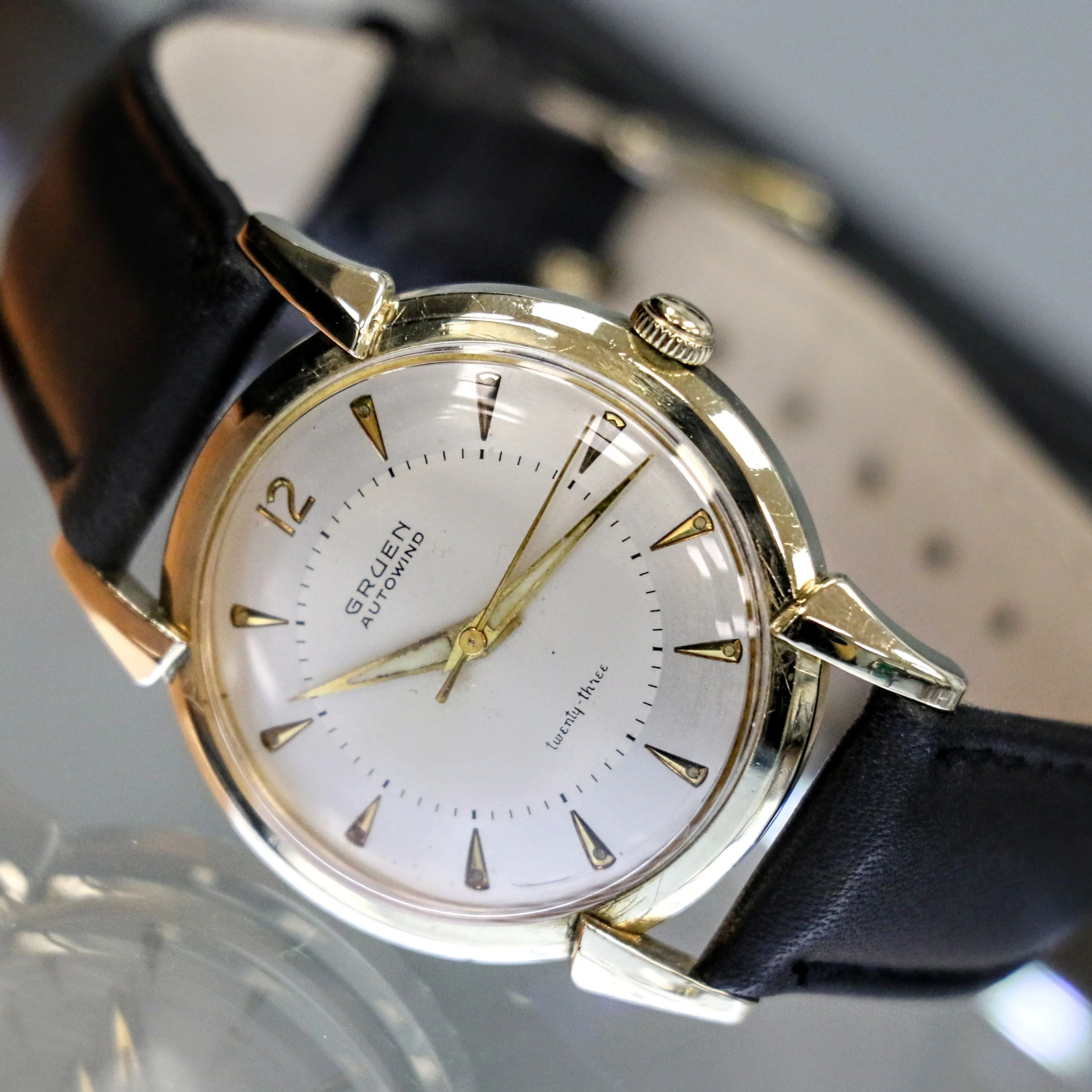 1956 GRUEN Precision Autowind Wristwatch 23 Jewels Cal. 930SS Swiss Made Watch