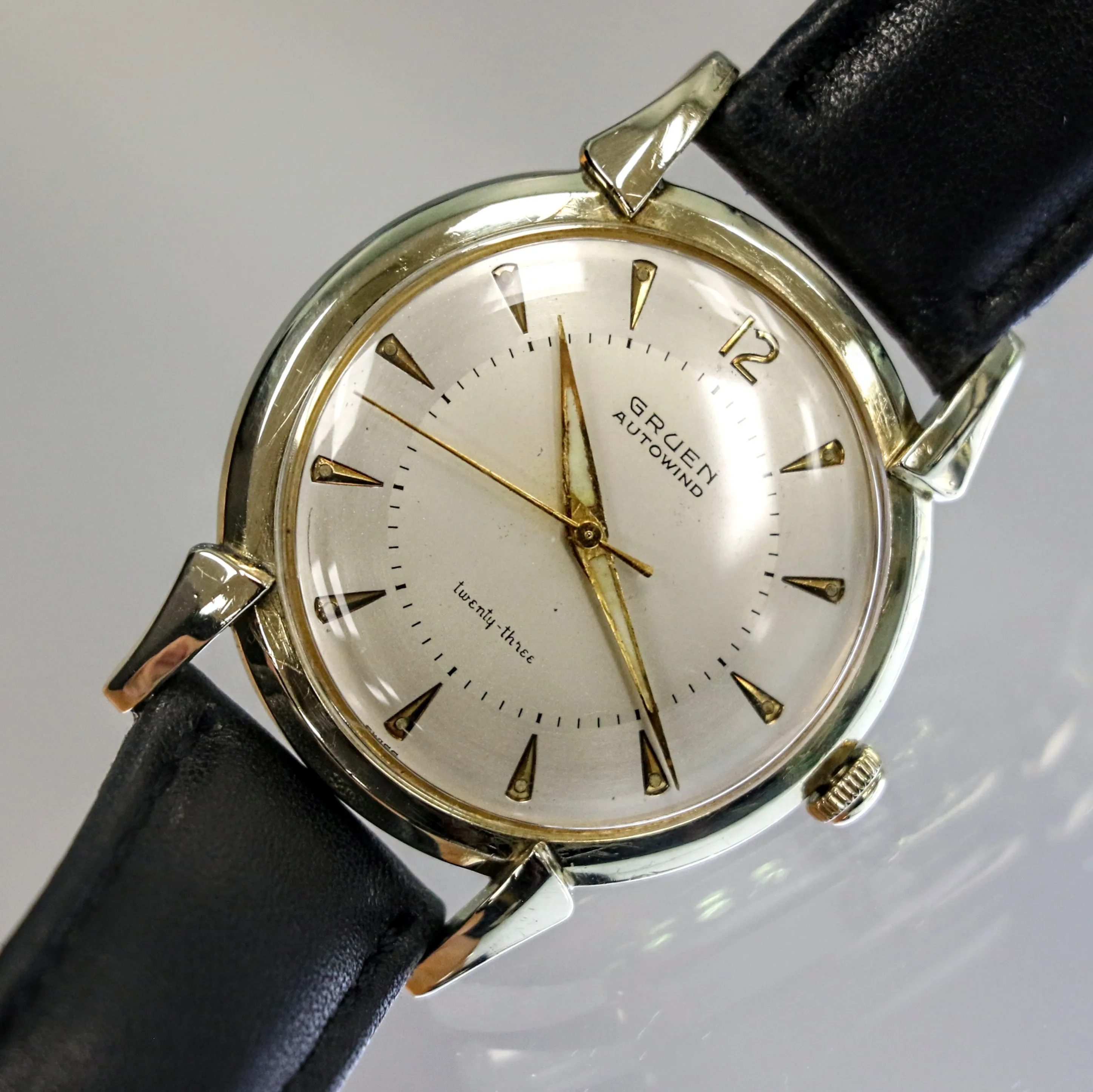 1956 GRUEN Precision Autowind Wristwatch 23 Jewels Cal. 930SS Swiss Made Watch