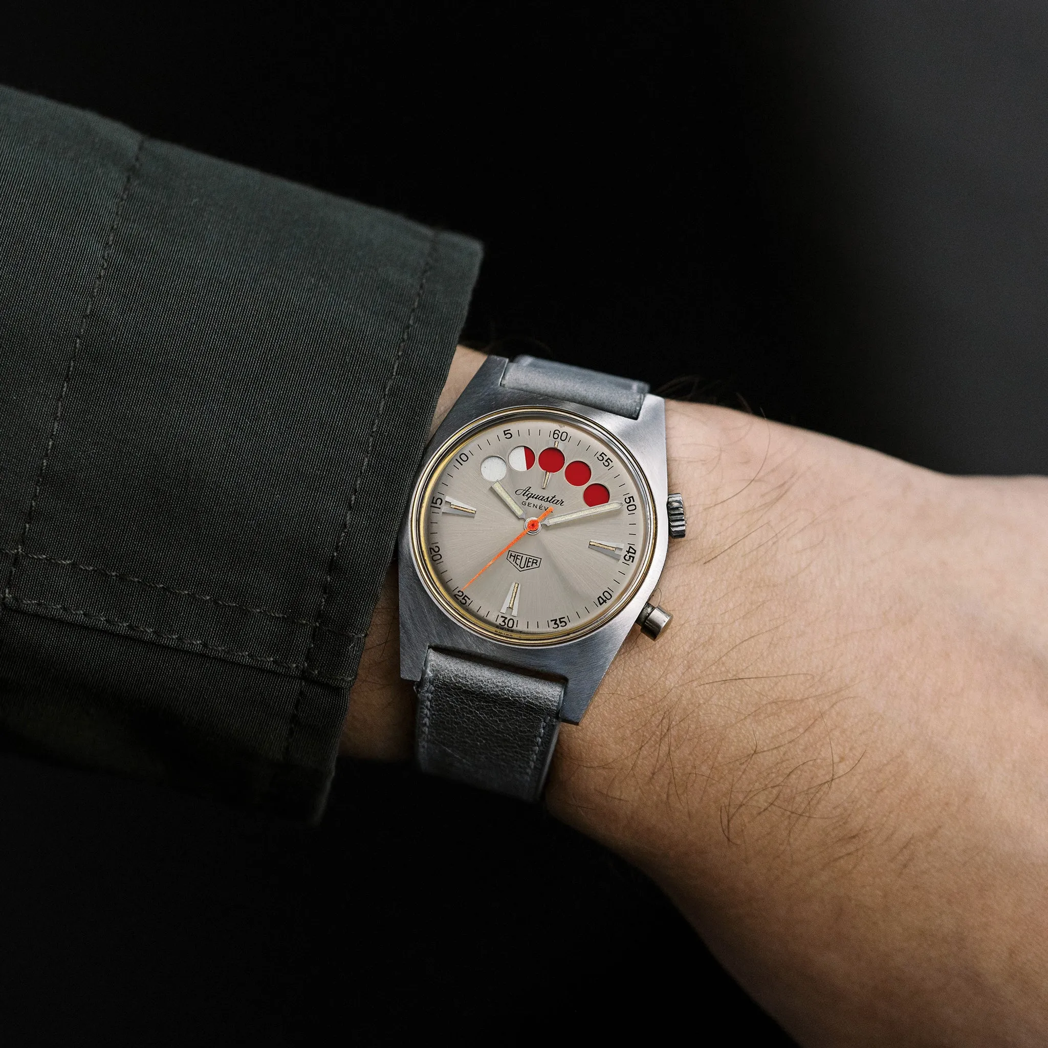 1960s Aquastar Regate Ref. 4000N For Heuer