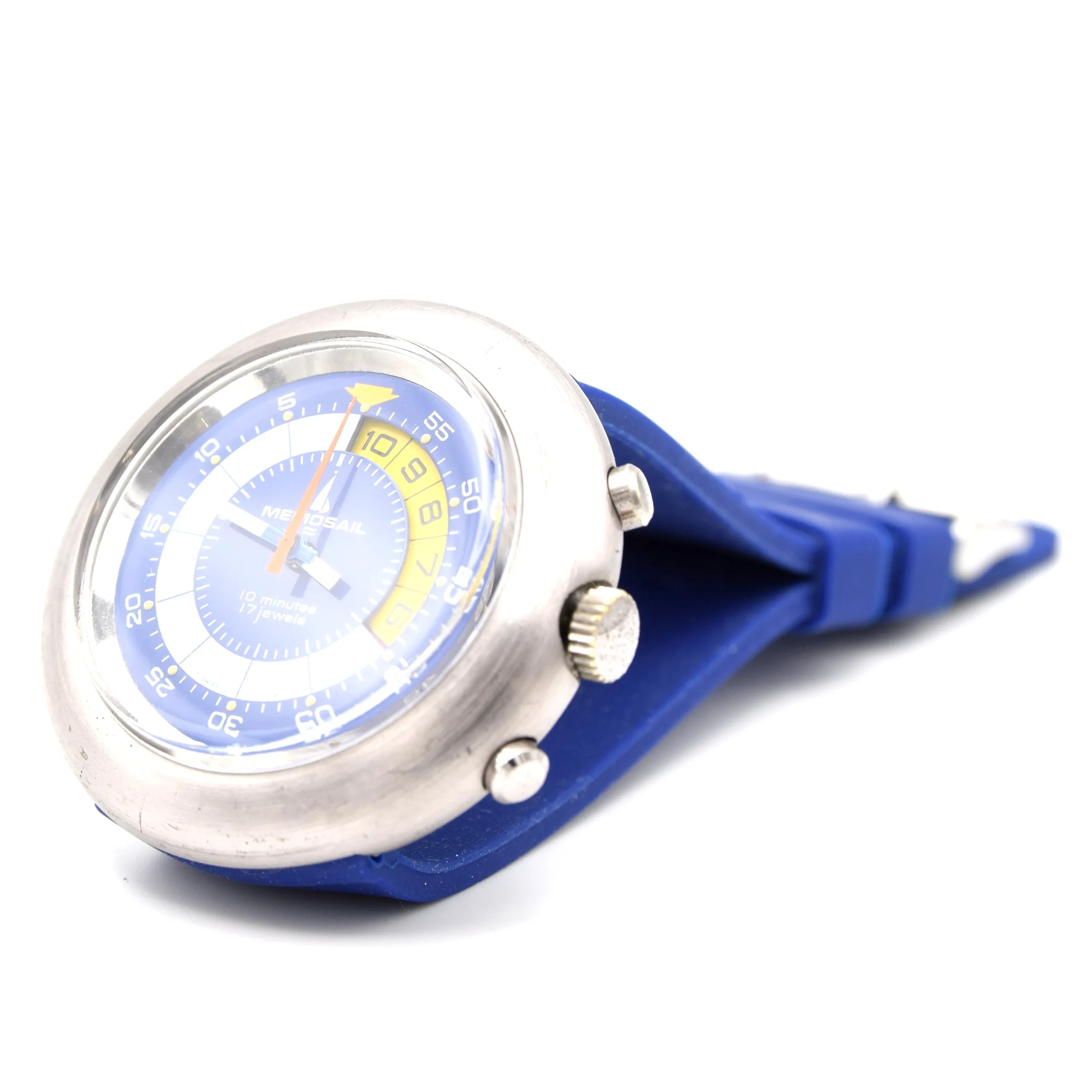 1972 Memosail Regatta Yachting Rare Watch Timer with 10 Minute Countdown valjoux 7737