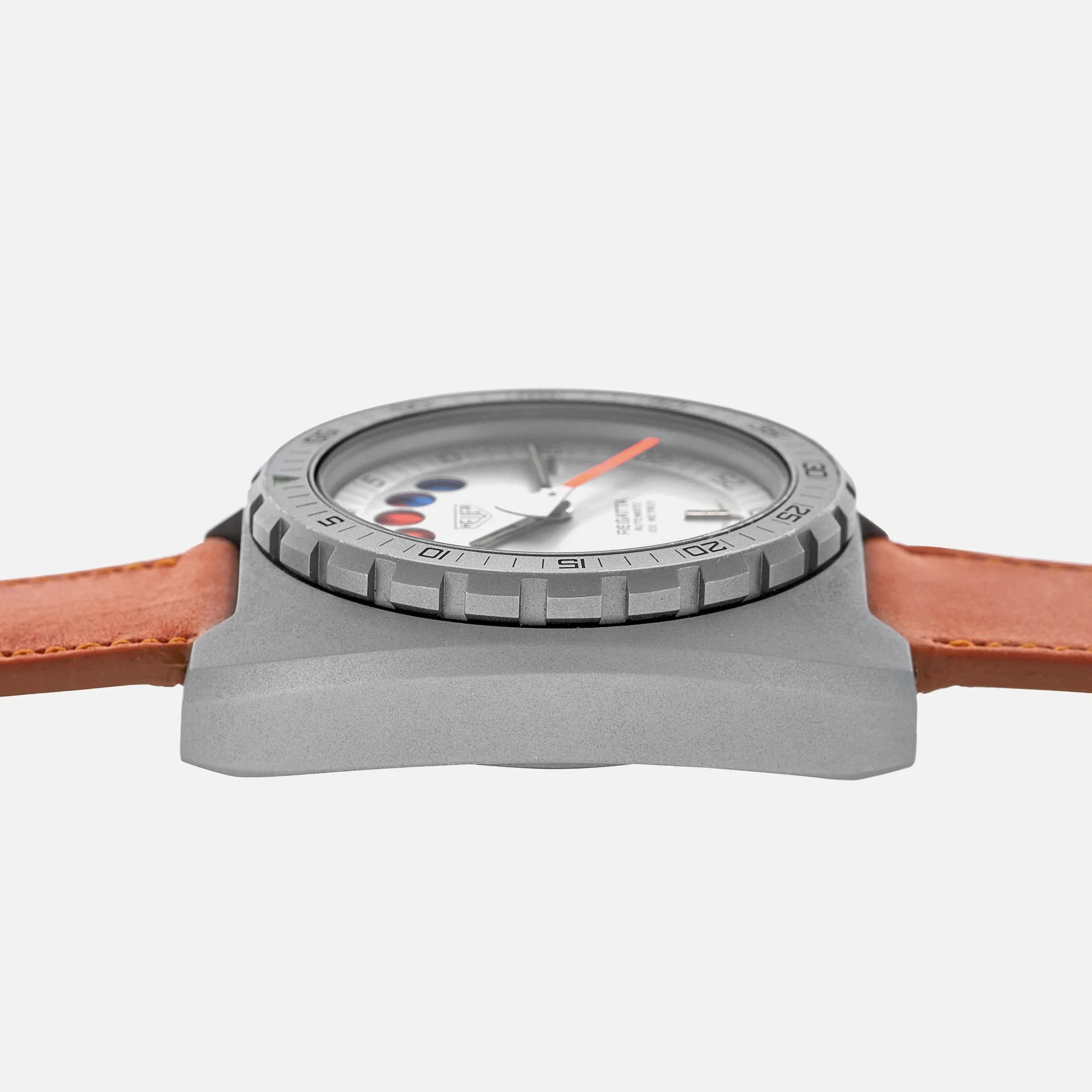 1980s Heuer Regatta Ref. 134.603 In Grey PVD-Coated Steel
