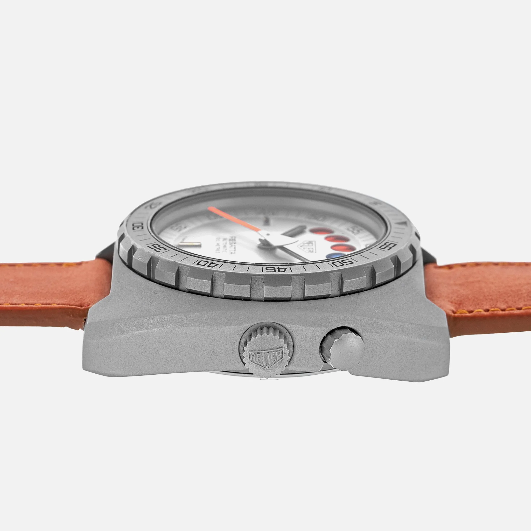 1980s Heuer Regatta Ref. 134.603 In Grey PVD-Coated Steel