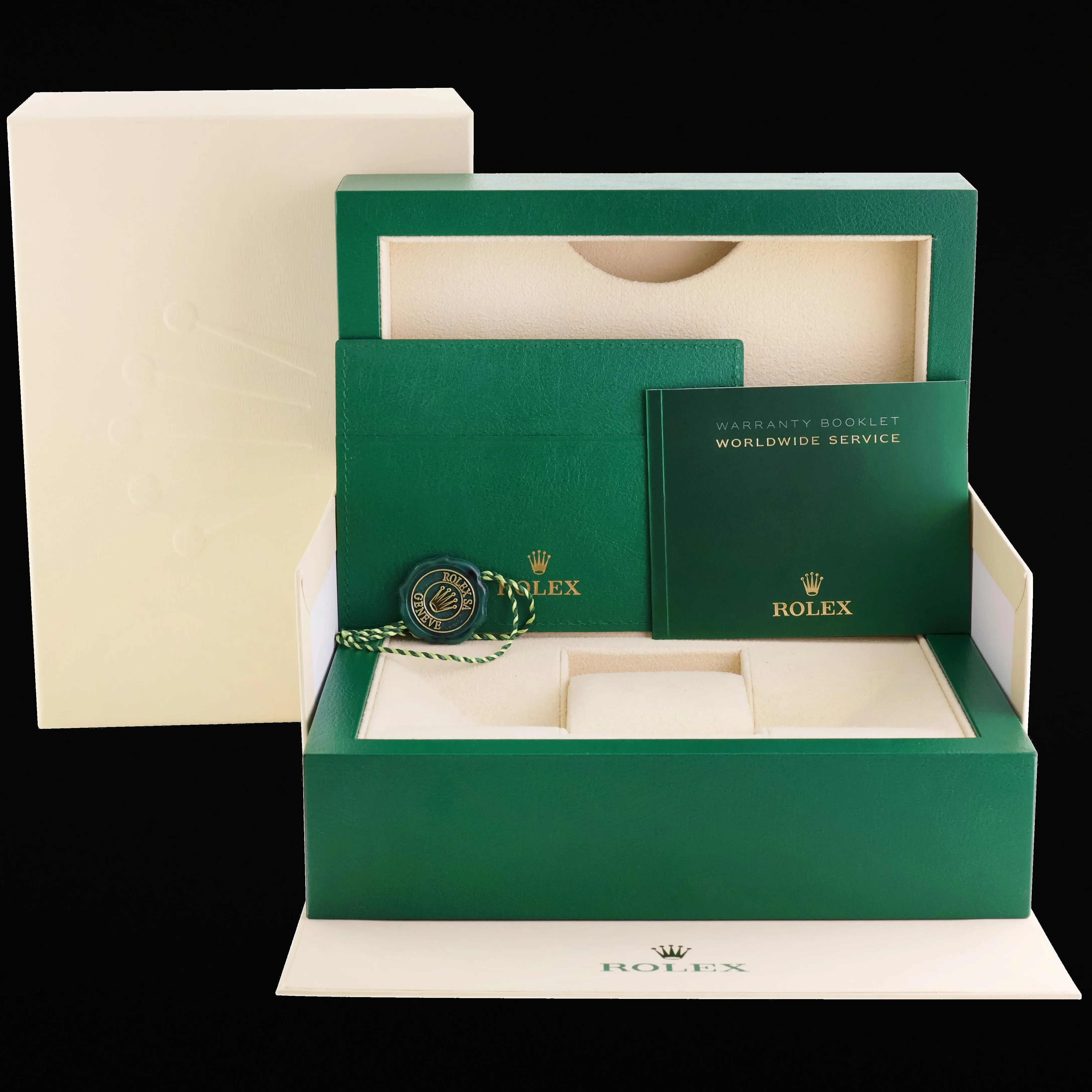 2022 MERCEDES HANDS Rolex Yacht-Master 2 Yellow Gold 44mm 116688 Watch Box