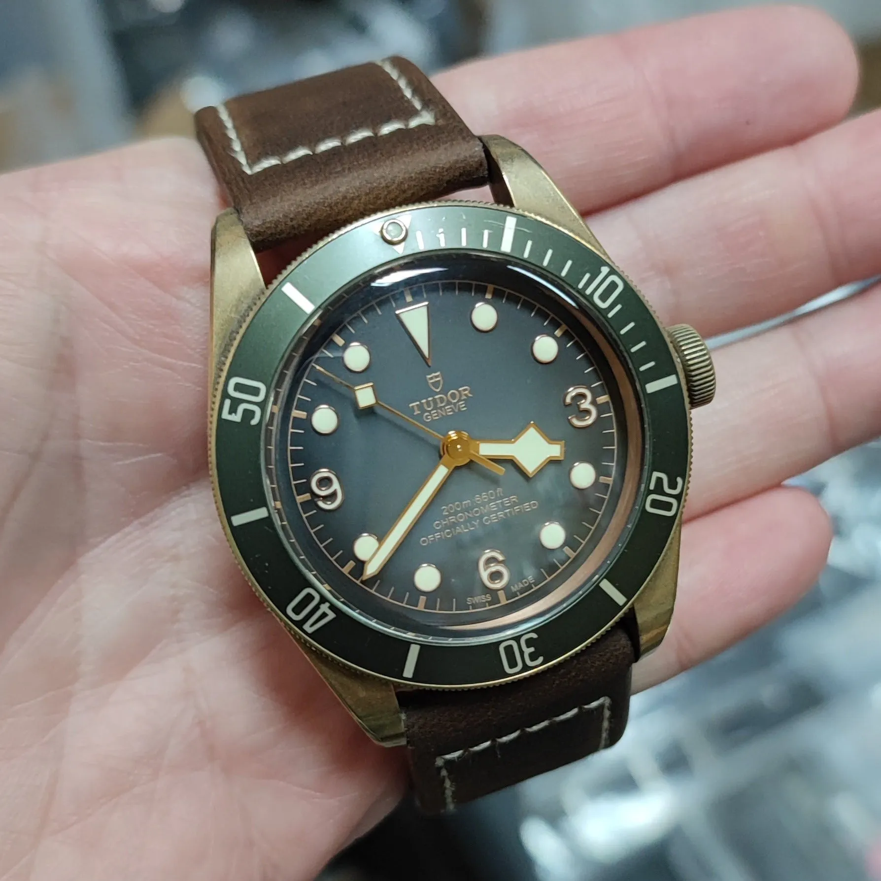 23mm Mocha Brown Matte Calf Leather Watch Strap For Zenith