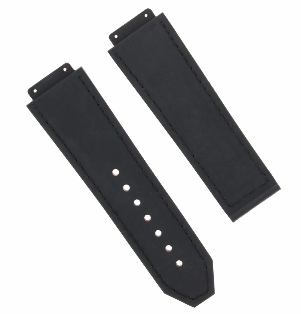 24MM ALLIGATOR LEATHER BAND STRAP FOR 44MM HUBLOT BIG BANG BLACK RS  4SCREW   SD