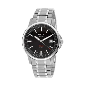 3643-04 - Mens Titanium Solar Dress Watch