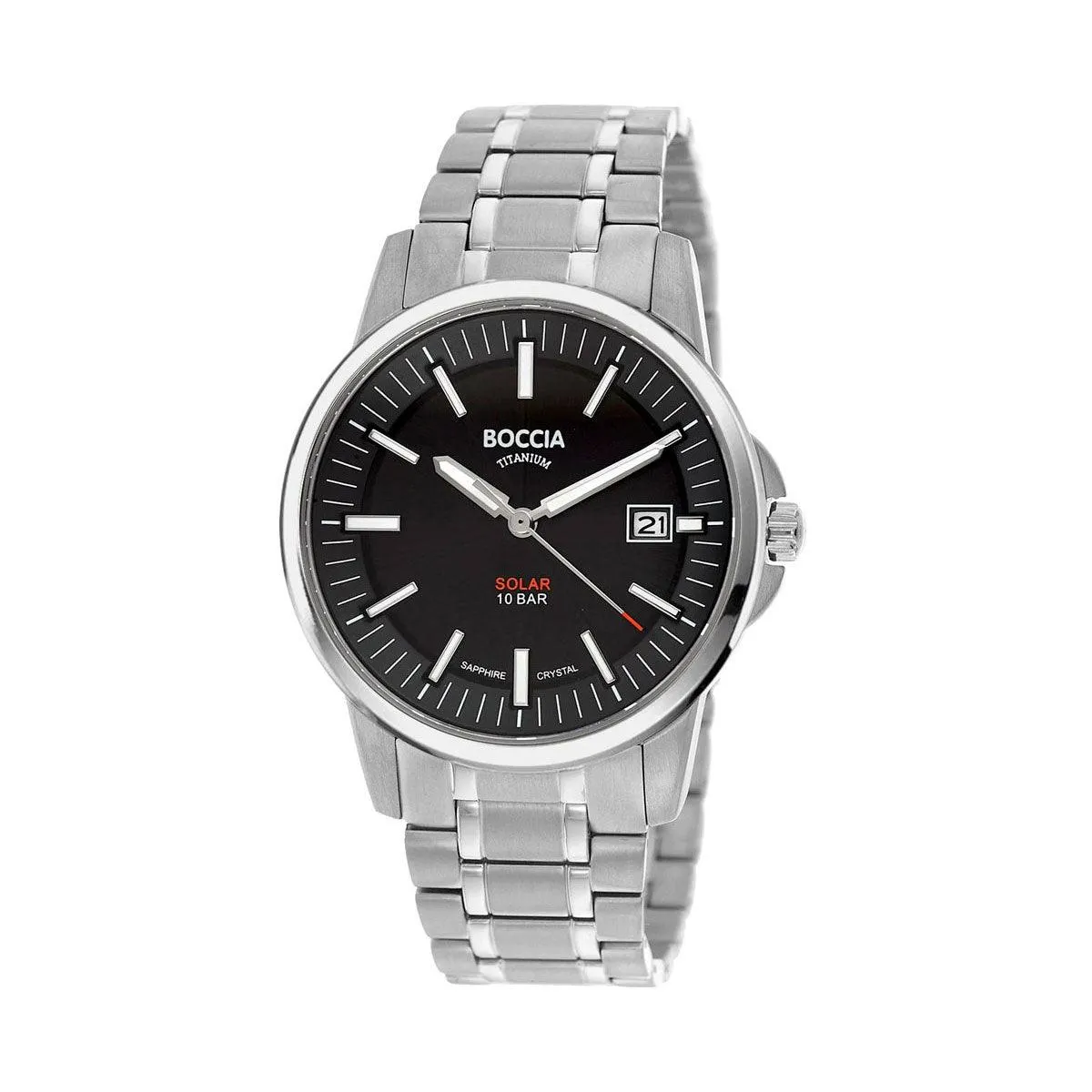 3643-04 - Mens Titanium Solar Dress Watch