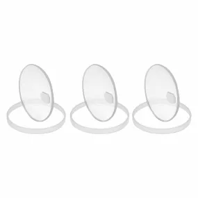6 SAPPHIRE CRYSTAL FOR ROLEX DATEJUST 16000, 16013, 16014, 16030, 16250   GASKET
