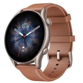Amazfit GTR 3 Pro Smart Watch 46mm for Android iPhone, 14-Day Battery Life, GPS, Alexa Built-In, Bluetooth Calls, Men's Fitness Tracker with 150  Sports Modes, Sleep Heart Rate Health Tracking, Brown