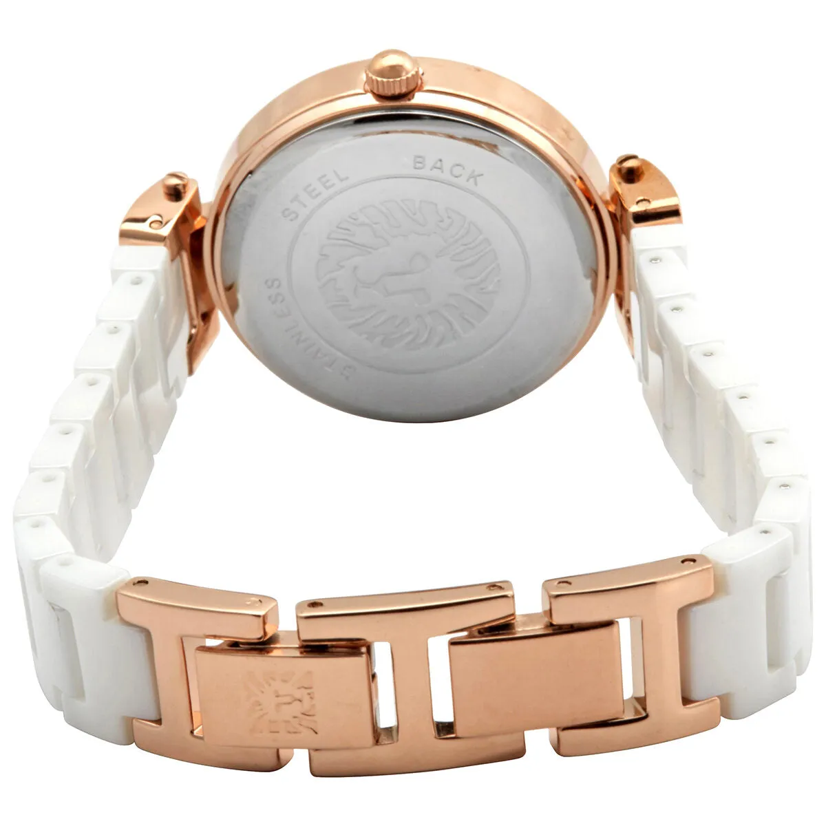 Anne Klein Quartz White Dial Ladies Watch AK/3480RGWT