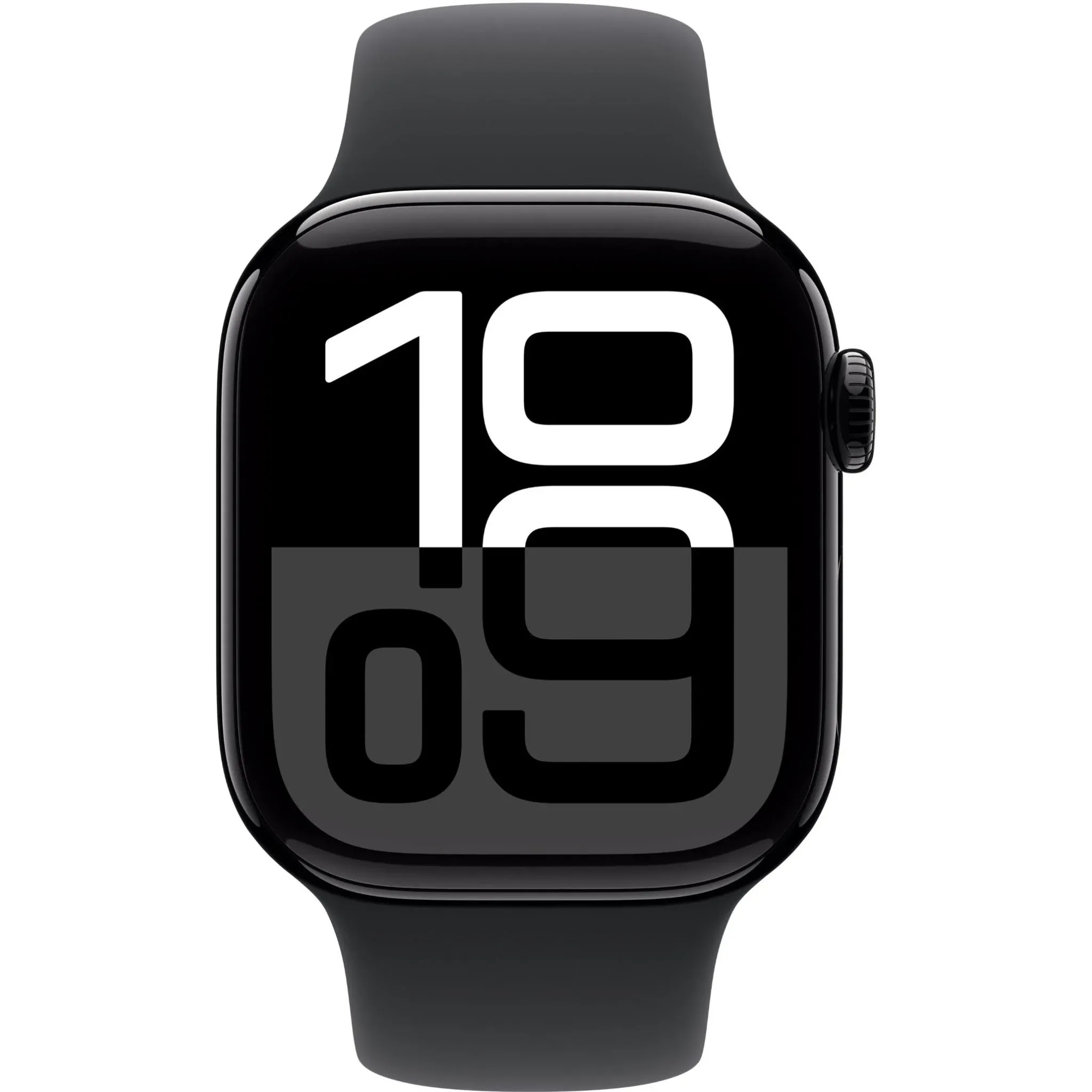 Apple Watch Series 10 42mm Jet Black Aluminium Case GPS   Cellular Sport Band-Black - AU Version