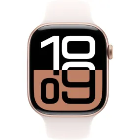 Apple Watch Series 10 42mm Rose Gold Aluminium Case GPS Cellular Sport Band- Pristine - Refurbished ( AU Version )