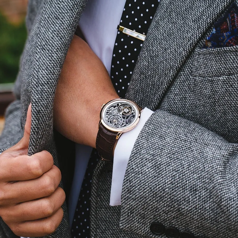 Arnold & Son Ultrathin Tourbillon Gold Skeleton