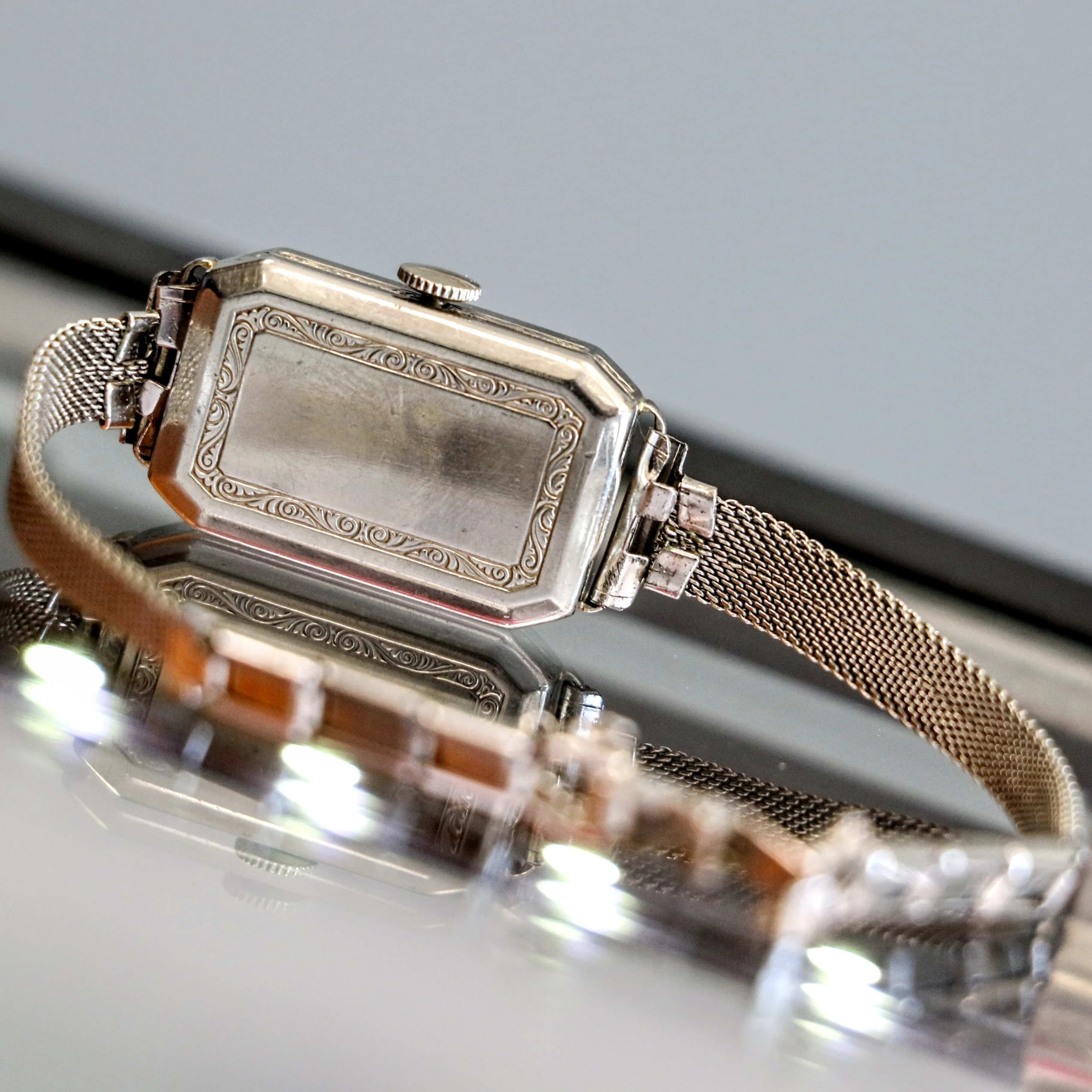 Art Deco Ladies Gruen Watch - Original Bracelet Vintage Wristwatch