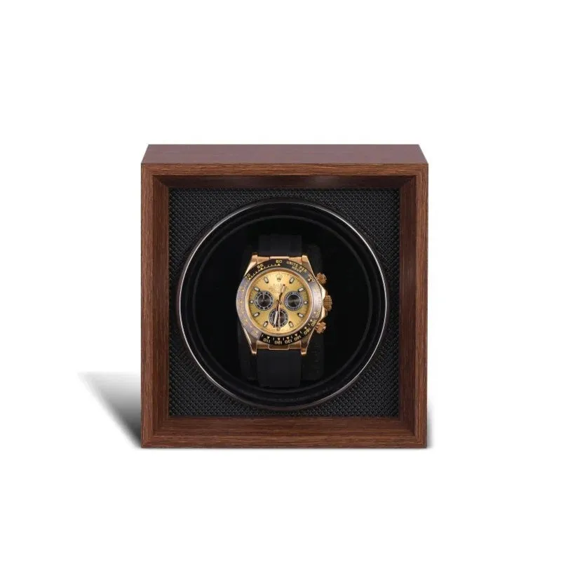 Automatic Luxury One Slot Watch Ultra Quiet Winder Multimode Antimagnetic With LED Lights and USB/DC