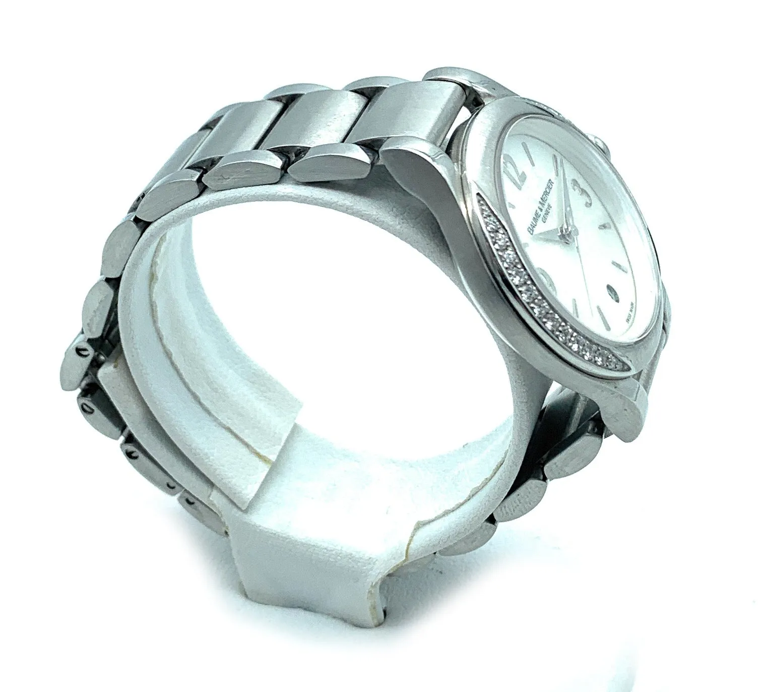 Baume & Mercier Ilea Women's Diamond Bezel MOP Dial Stainless Steel Quartz Watch