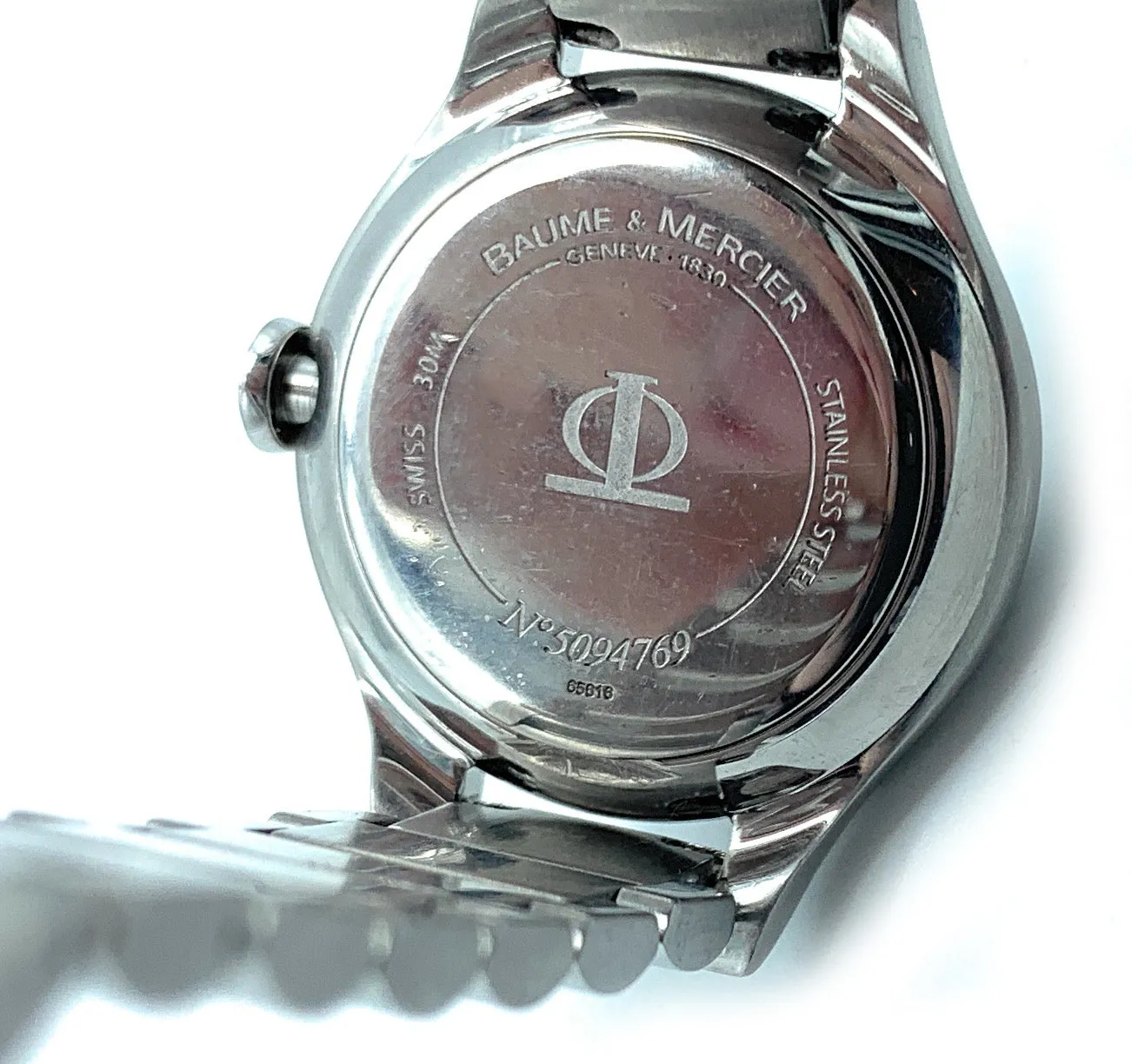 Baume & Mercier Ilea Women's Diamond Bezel MOP Dial Stainless Steel Quartz Watch