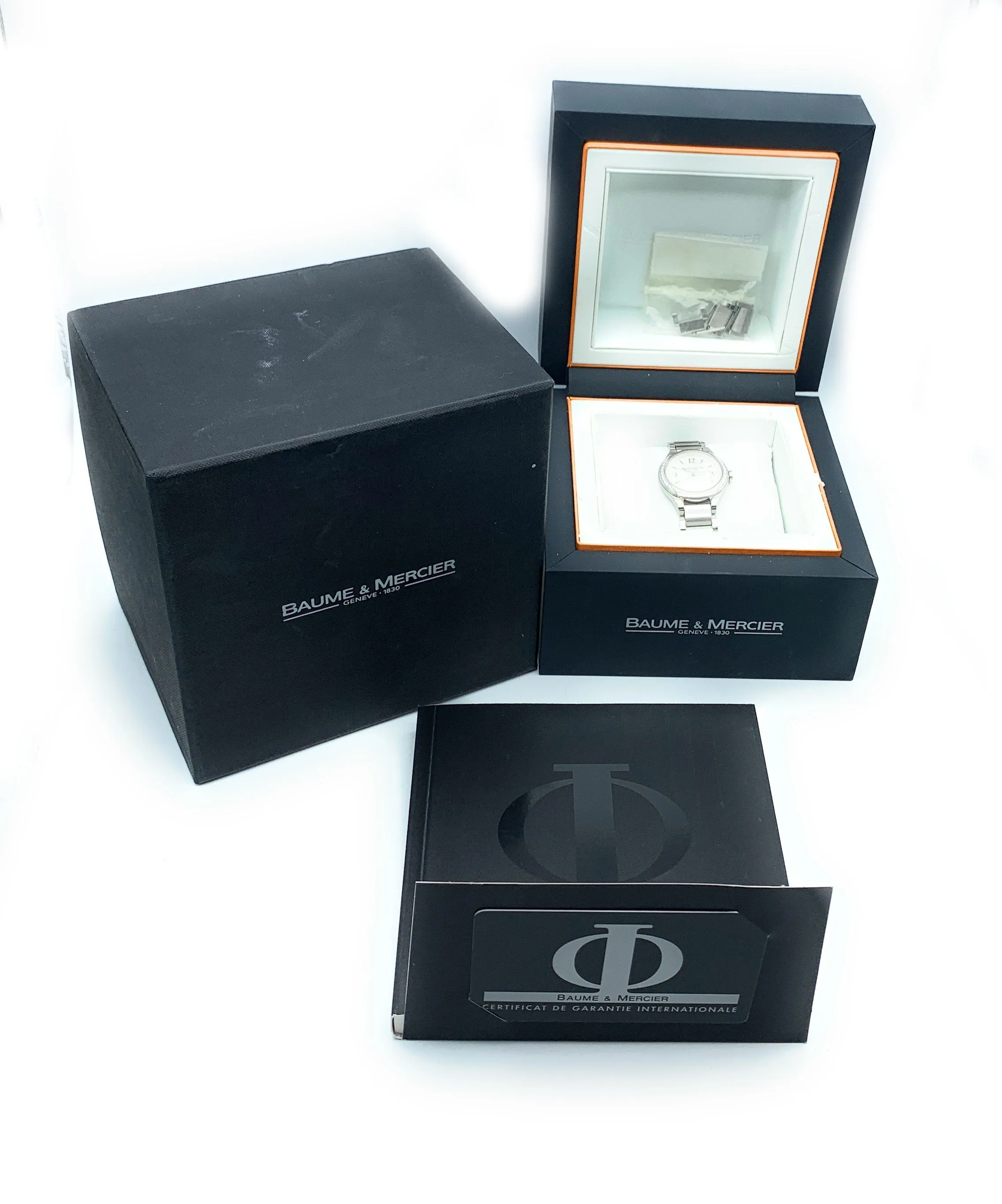 Baume & Mercier Ilea Women's Diamond Bezel MOP Dial Stainless Steel Quartz Watch