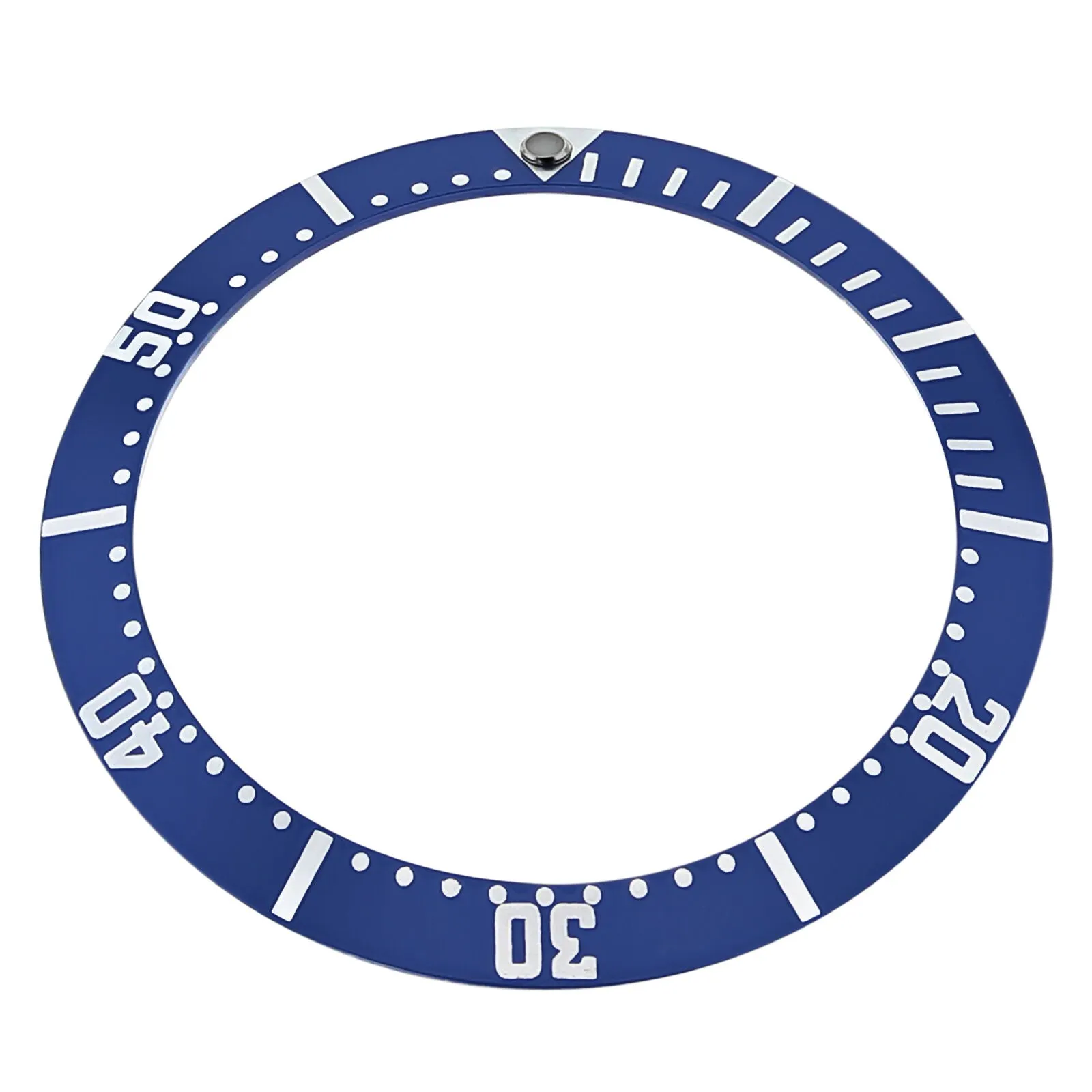 BEZEL INSERT FOR J.SPRING BEB043 AUTOMATIC DIVER WATCH FOR 43MM CASE BLUE