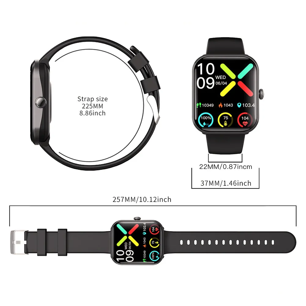 Bluetooth Smart Watch Water-Resistant Sport Activity Tracker Blood Pressure Sleep Monitor Style 1