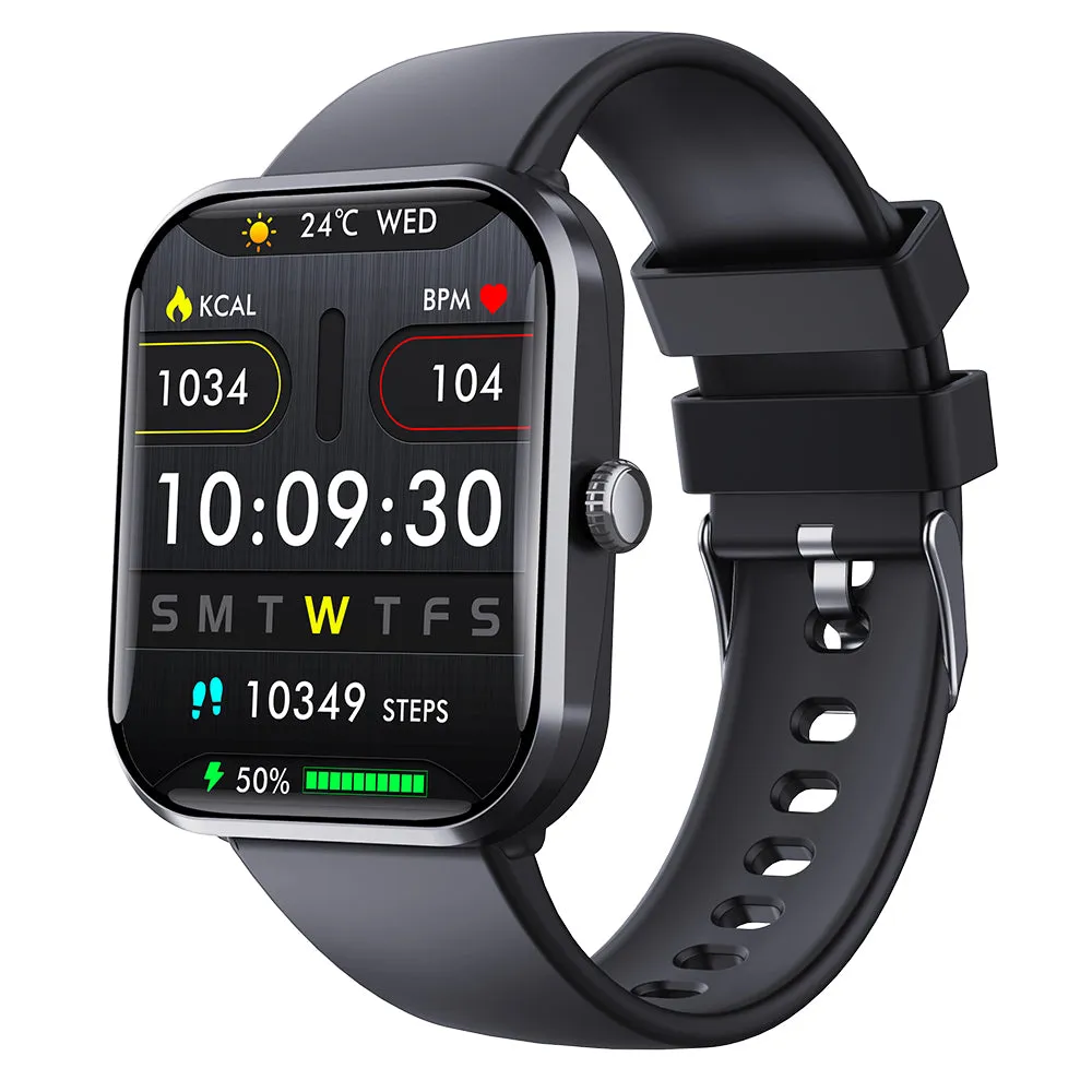Bluetooth Smart Watch Water-Resistant Sport Activity Tracker Blood Pressure Sleep Monitor Style 1