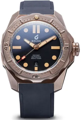 Boldr Watch Regatta Odyssey OG Bronze Coal Black Limited Edition