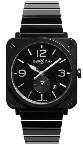 BR Watch Black Ceramic Quartz