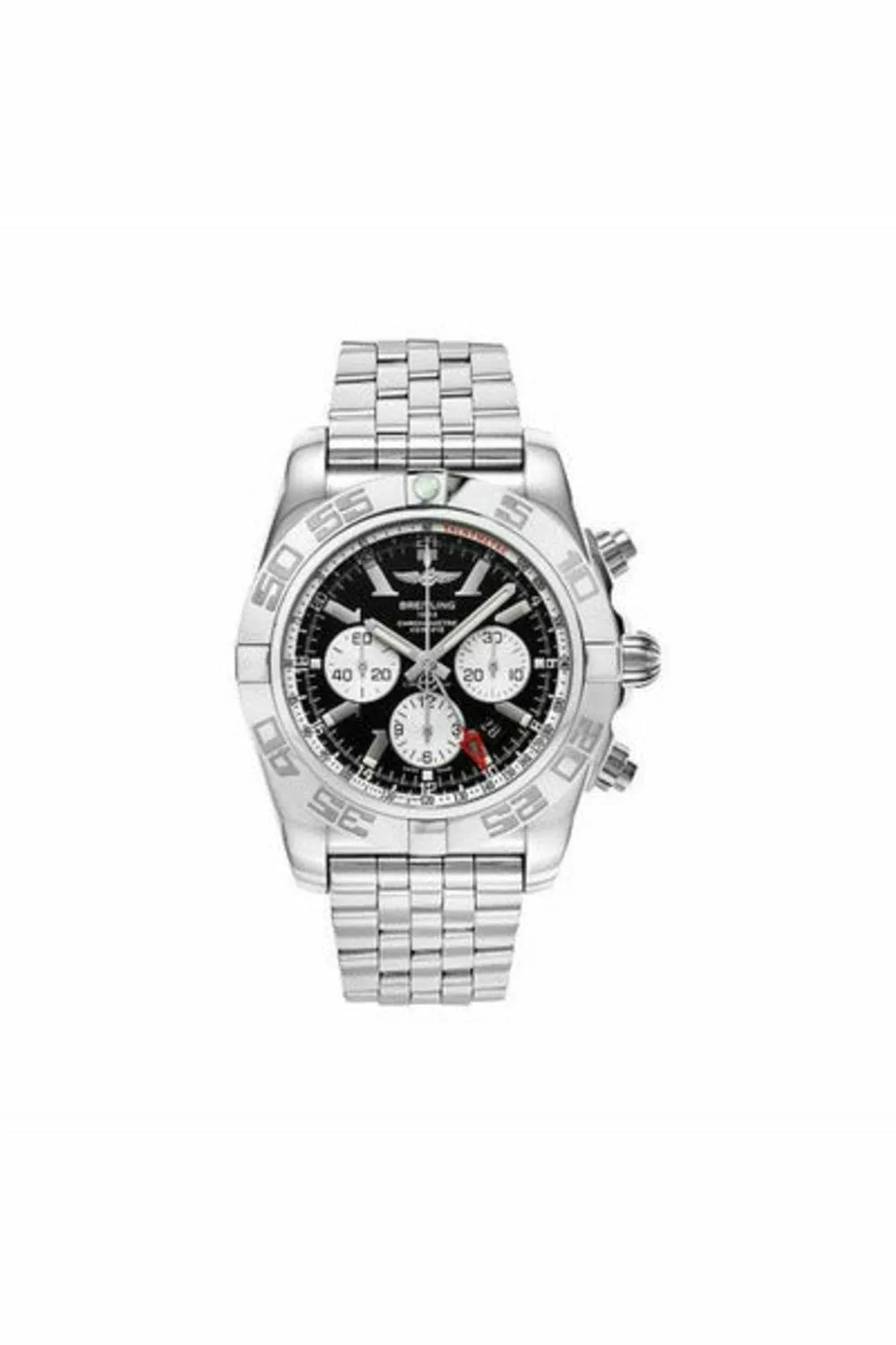 breitling chronomat gmt stainless steel 47mm men's watch