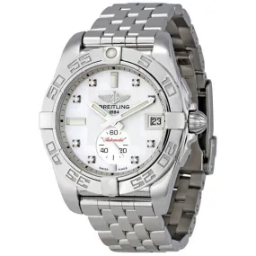 Breitling Galactic 36 Mother of Pearl Diamond Dial Unisex Watch A3733012-A717SS A3733012-A717-376A