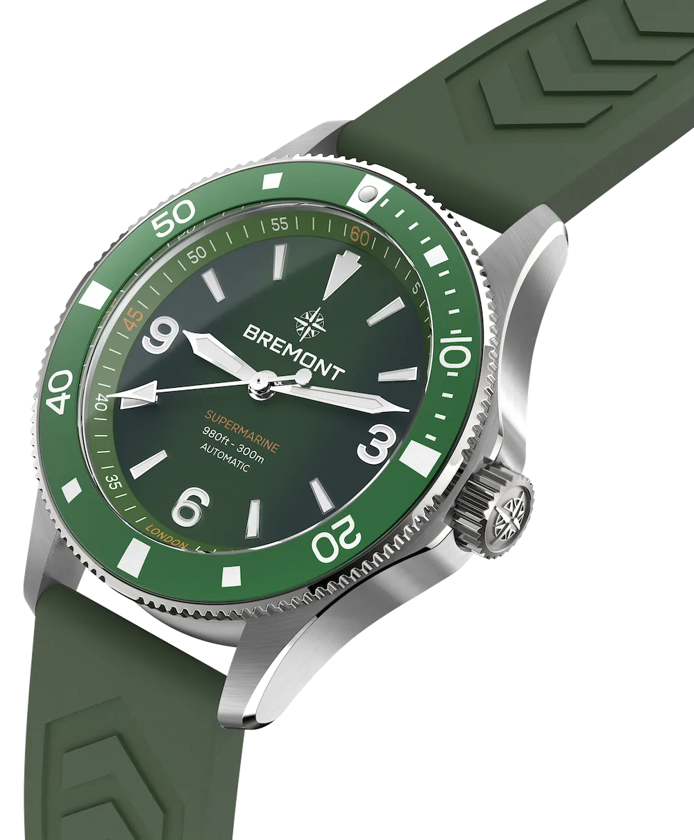 Bremont Supermarine 300M Green Rubber