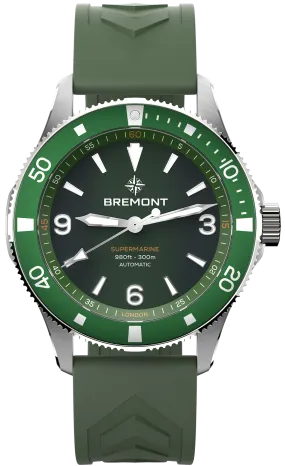 Bremont Supermarine 300M Green Rubber