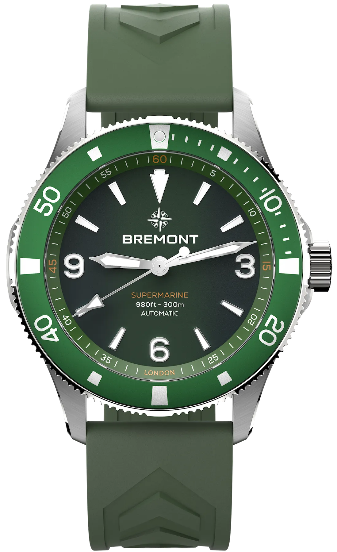 Bremont Supermarine 300M Green Rubber
