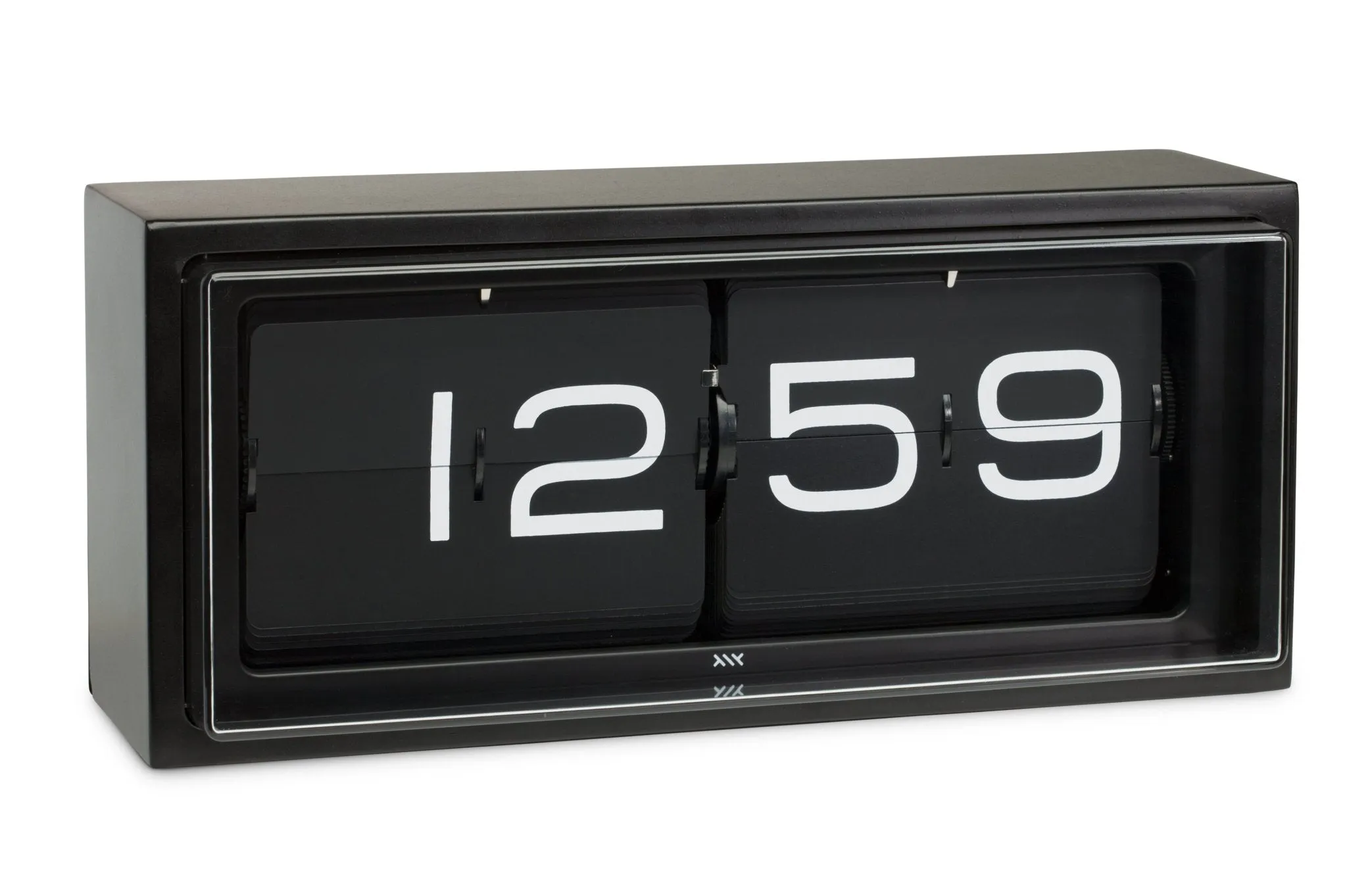 Brick Wall/Desk Clock - Black - 24HR