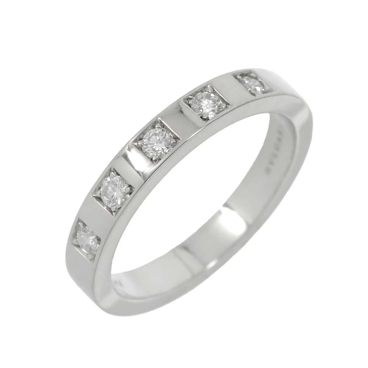 Bulgari Diamond 5P Ring Platinum Size4.75-5(US) 90209514